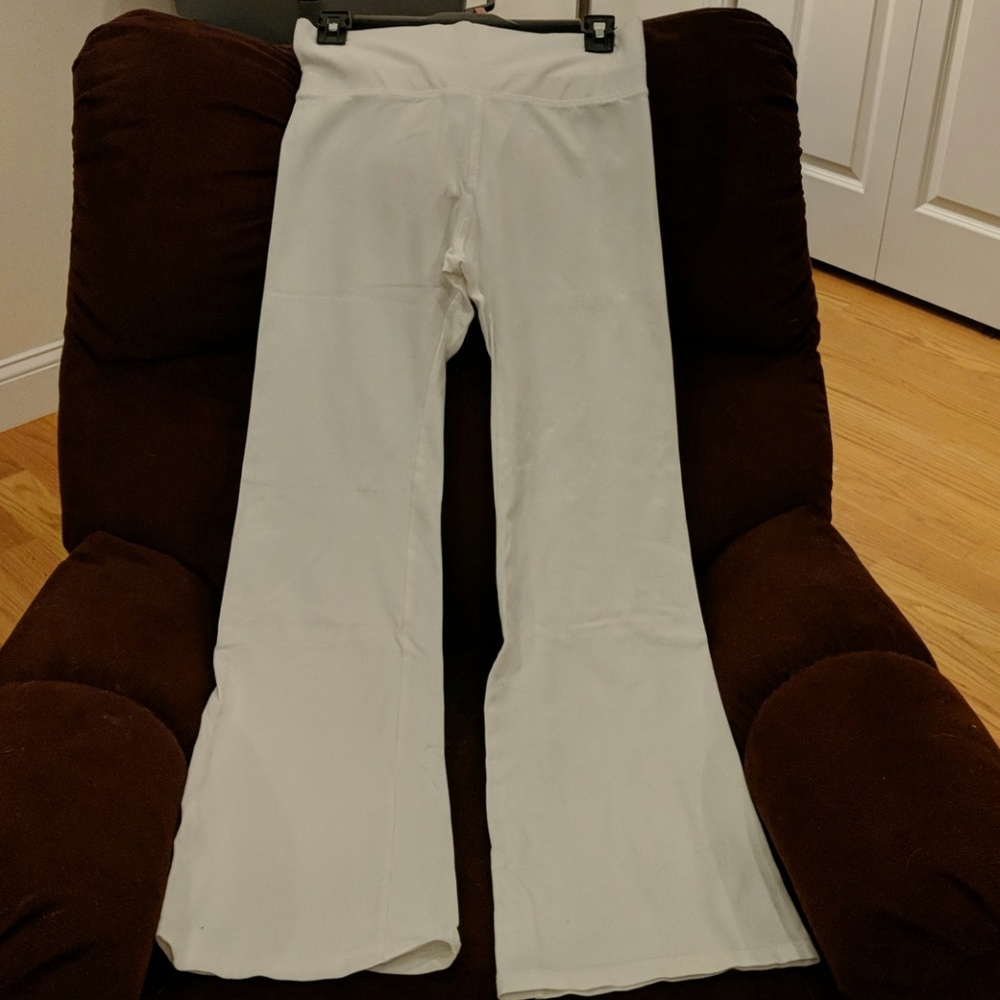 Soffe white yoga pants